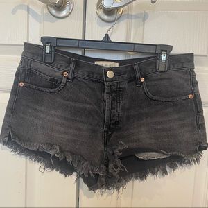 We The Free black jean shorts - Size 28